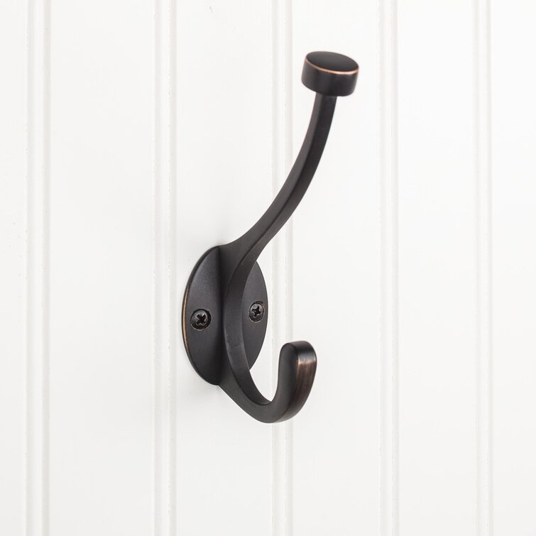Door Back Hanger Hook, 4 Hooks Reasonable Vertical Clothes Hook For  Bathroom Black,White 