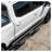 Carbon Steel Running Boards Compatible with 2007-2018 Chevy Silverado Crew Cab, Black Side Steps