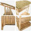 Rectangle Outdoor Bar Table - 110 cm W 50 cm D