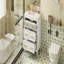 Ensemble de meuble-lavabo simple 30 po avec 3 tiroirs, ensemble de meuble-lavabo autoportant avec cadre en bois massif 30 po-119233147