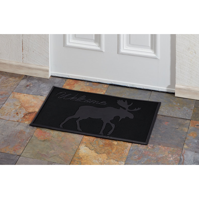 Moose Non-Slip Rubber outdoor Doormat