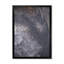 «Golden On», art liquide sur fond gris - art mural moderne sur toile-1753645694-1753645693