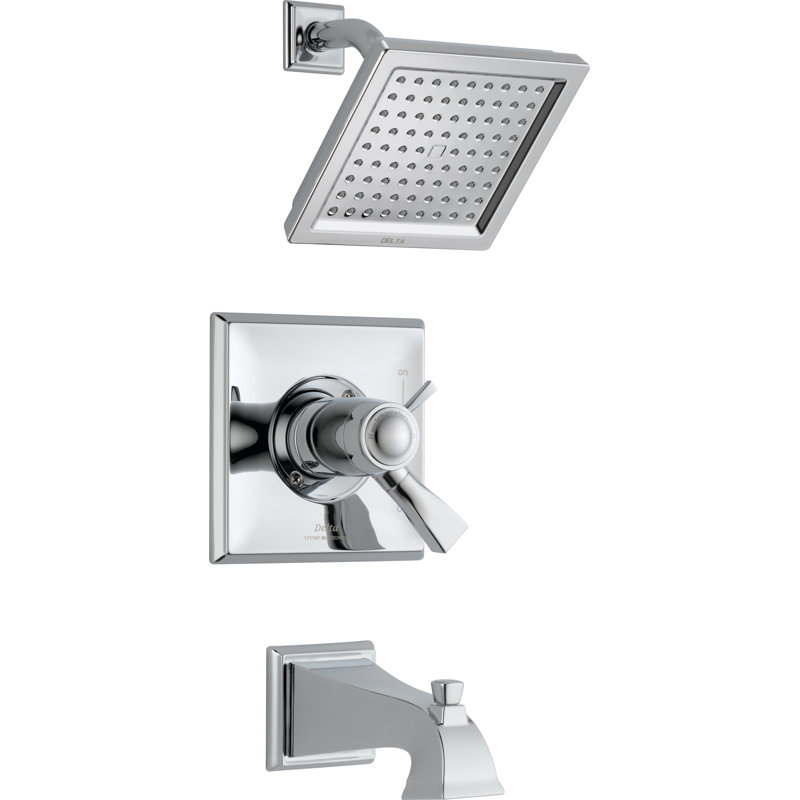 Dryden Thermostatic Tub and Shower Faucet with TempAssure, Chrome