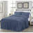 Aria French Country Chic Pinch Pleat Pintuck Ruffle Skirt Bedspread Set-83702253-73895855