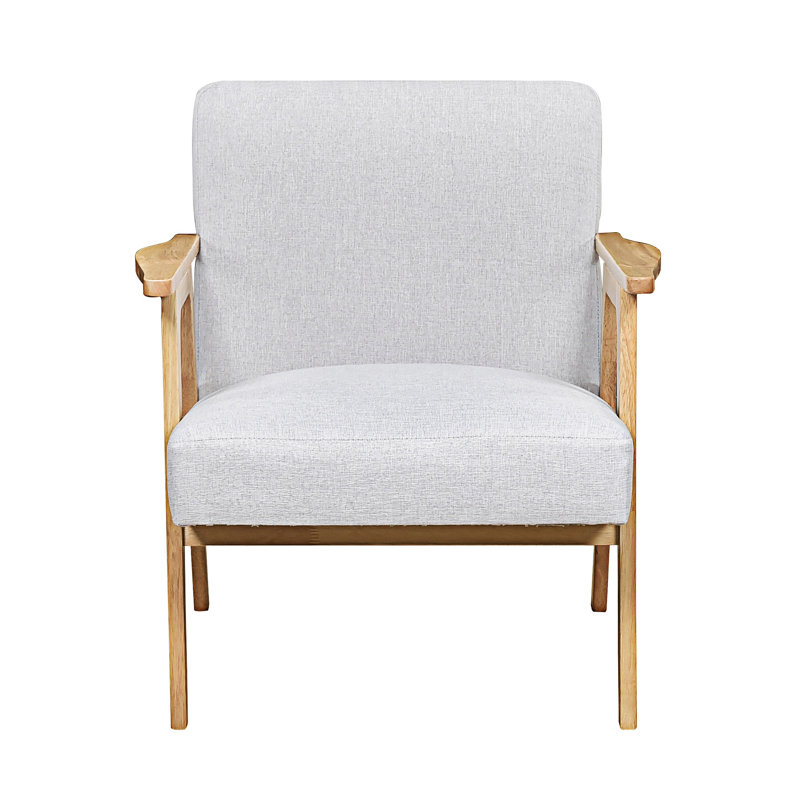 Accent Chair, Gray, Natural