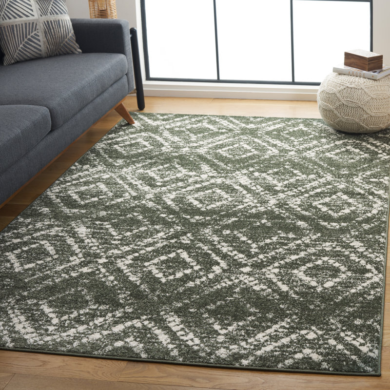 Keleigh Performance Geometric Rug, Rectangle 5'1" x 7'6"