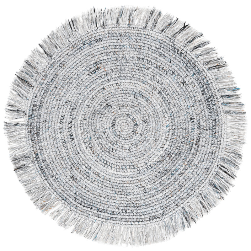 Tapis ivoire / noir Renewal 402, Rond 6 pi