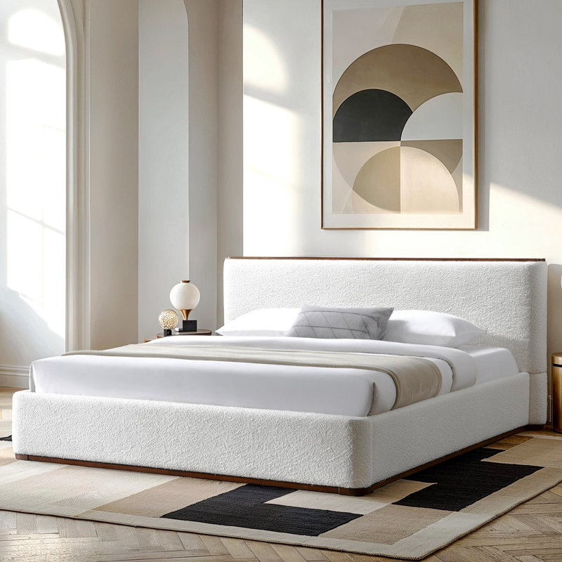 Aspen Upholstered Platform Bed, King
