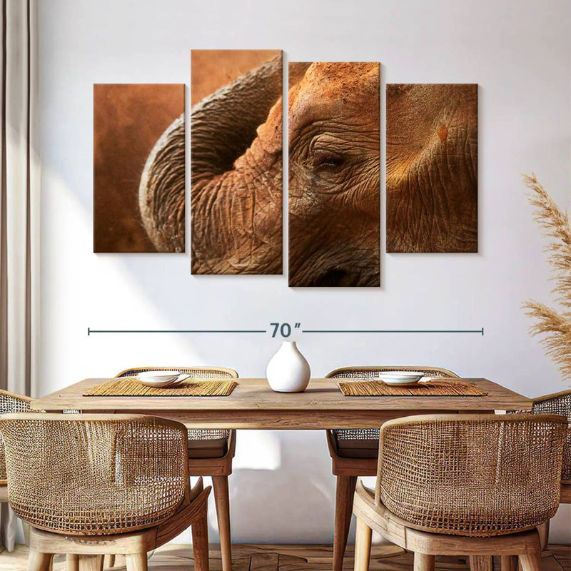 Brampt Sleeping Mammoth, 42" H x 68" W