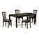 Smithers 4 - Person Solid Wood Top Four Leg Dining Set
