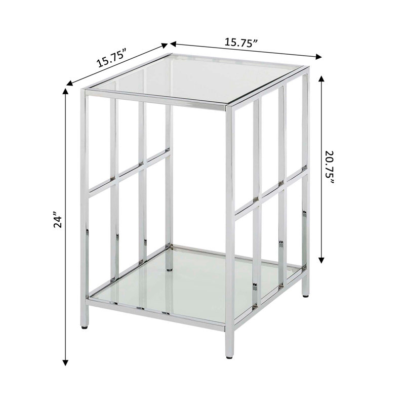 Table de bout Meribelle Mission Glass