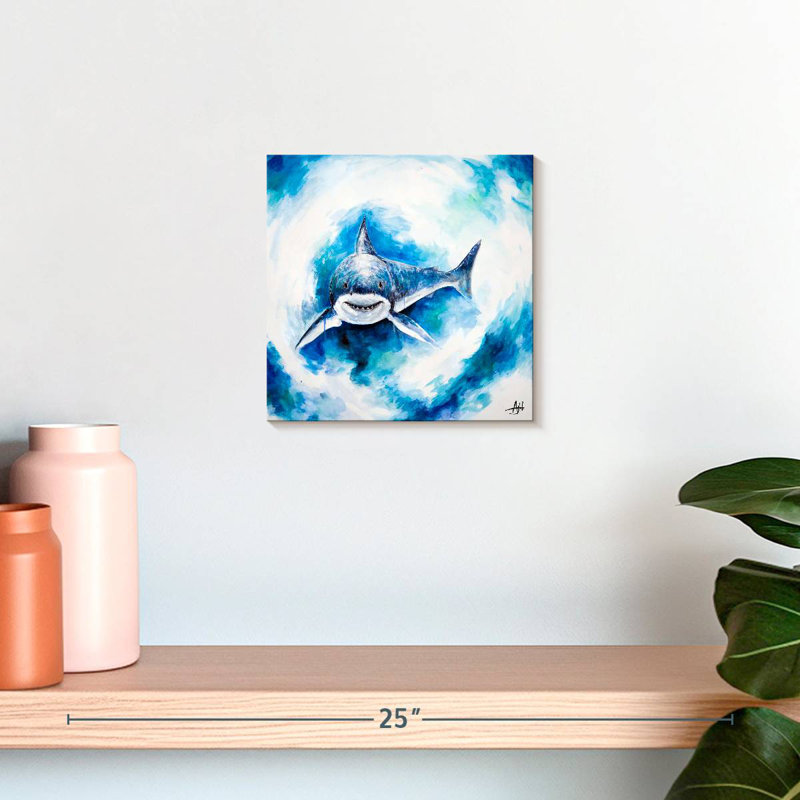 Crowle Signal Shark, 10" H x 10" W
