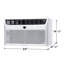 Frigidaire 230V Wall Air Conditioner in White-129483775