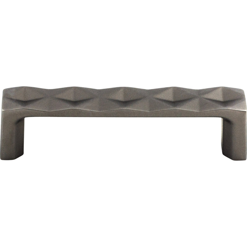 Quilted Bar pull, Ash Gray, 3 3/4" Center to Center