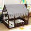 Lit Montessori avec cheminée et tablettes personnalisables-201014855-201014849