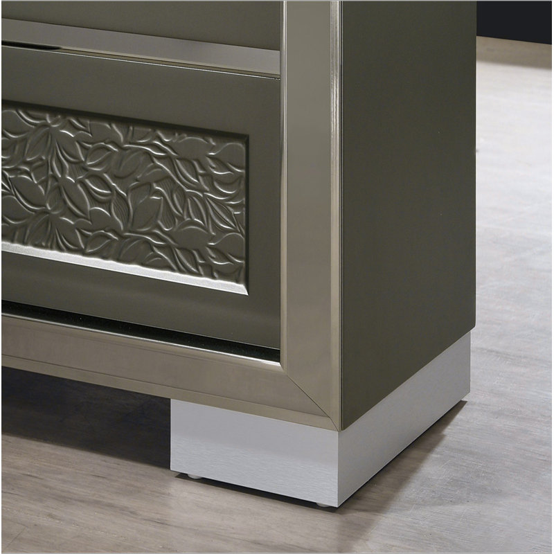 Commode de style contemporain avec 1 tiroir et 5 tiroirs