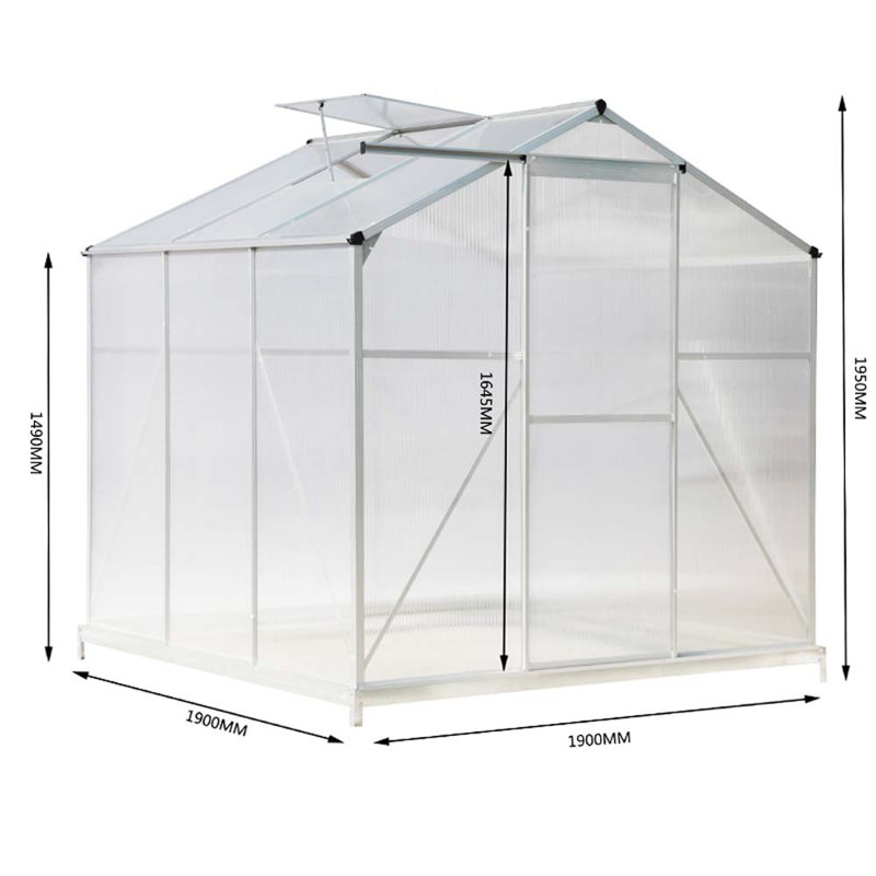 Aizza 6Ft x 6Ft Greenhouse