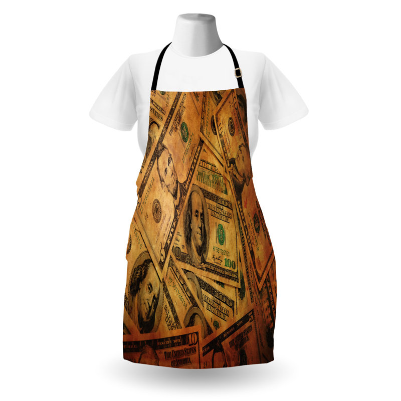 No Pattern Bib Apron