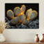 Cactus jaune, jaune, noir, coucher de soleil-897050215-897050217