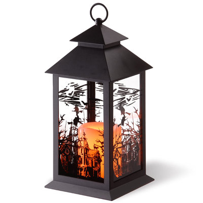 12" Halloween Lantern with Candle