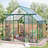 8x8 FT Double Door Polycarbonate Greenhouse-119140039-119140040