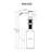 Ruvati Built in Soap Dispenser for Kitchen Sink with Brushed Gold Countertop Dish Soap Hand Lotion Pump with Refillable Bottle - -123407177