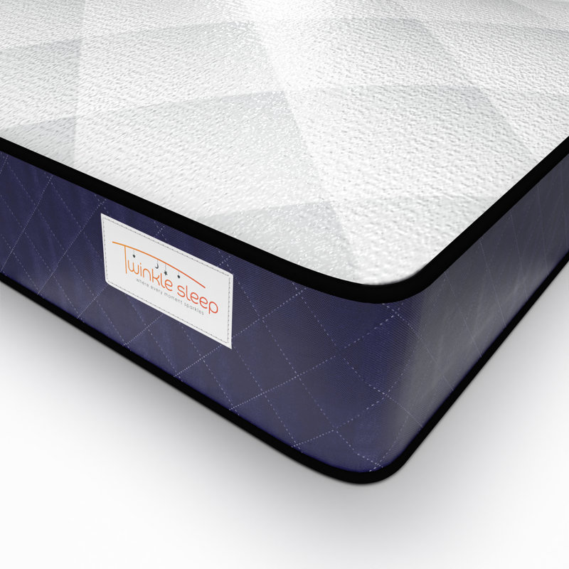 Twinklesleep Kids Coil Blue Mattress – Medium-Firm Support, Breathable & Durable, Single (3')
