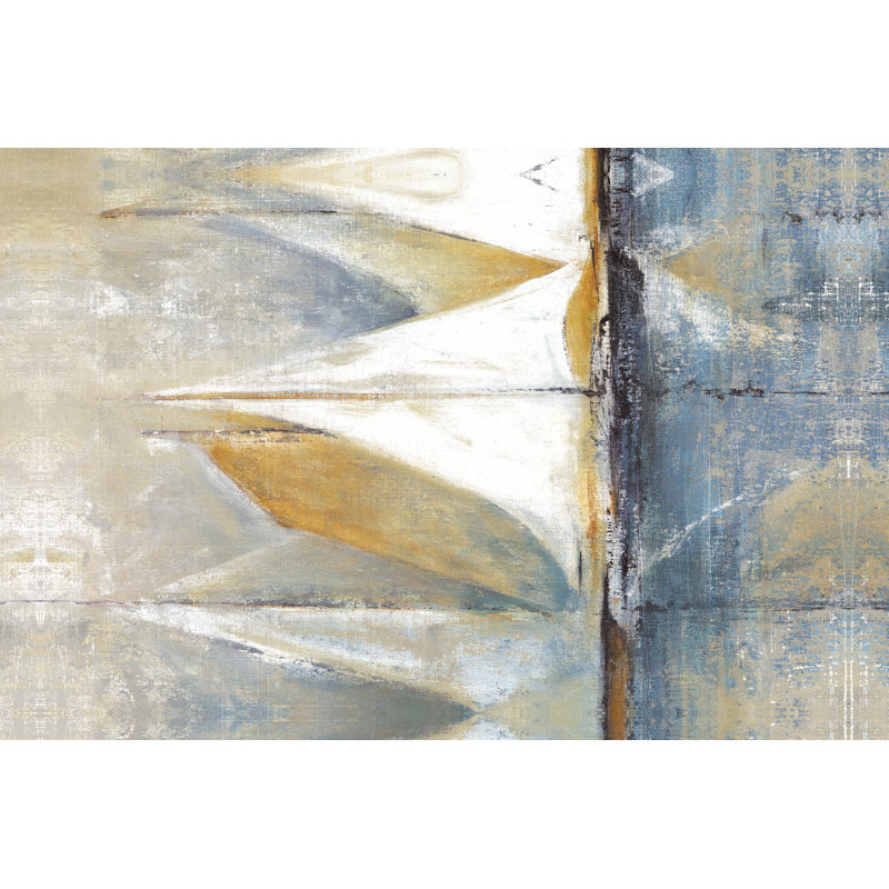 Sailboats - Wrapped Canvas Painting, 30cm H x 46cm W x 3.8cm D