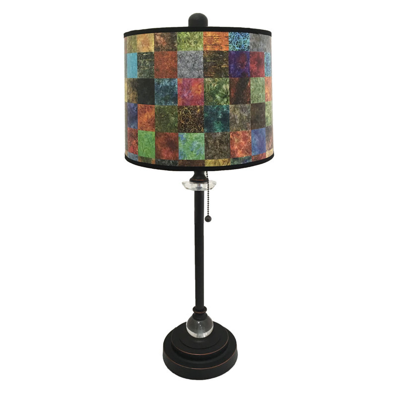 McWilliams Crystal Buffet Lamp, Bronze