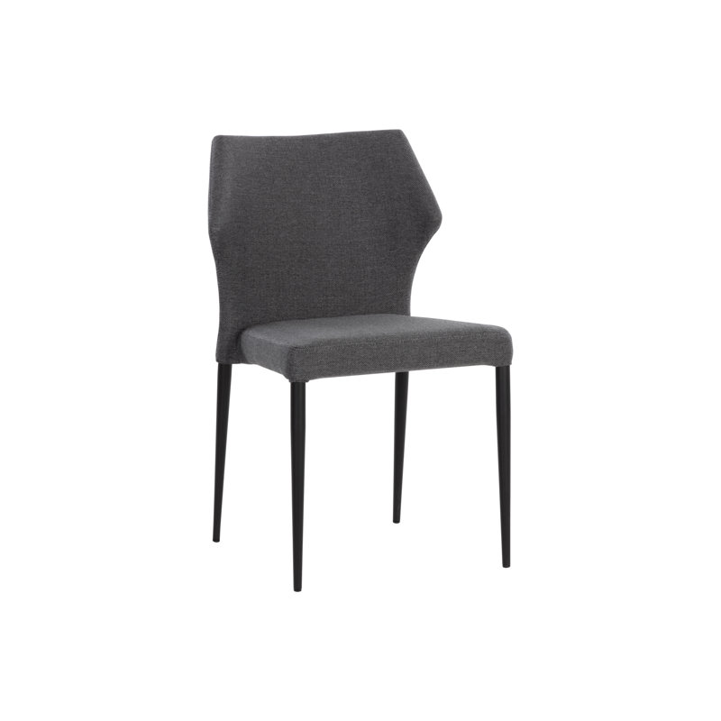 Chaise de salle à manger empilable Durenda, Gris