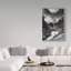 « glacial creek monochrome », reproduction de photo sur toile tendue-33553878