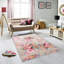Tapis tissé élégant (4 x 6 pi), 100% polyester, d'une hauteur de poils de 0,4 po | Antibactérien, antidérapant sous la surface | Lavable à la machine, impression numérique 3D | Parfait pour le salon, la chambre à coucher et la décoration intérieure-565461162