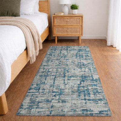 Tapis à motif écossais de qualité supérieure lavable à la machine ADS76