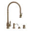 Pull Down Single Handle Kitchen Faucet with Side Spray-647058139