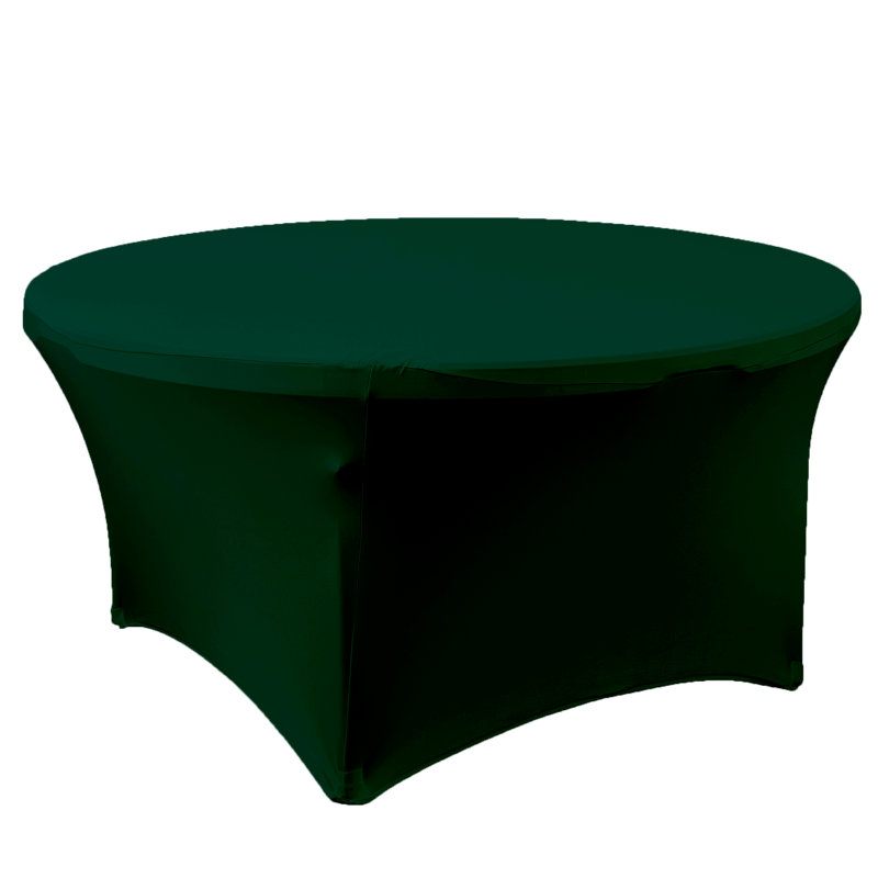 Kennard Round Tablecloth, Forest Green, 60" x 60"