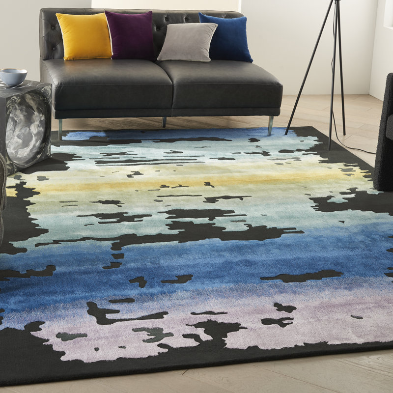 Chamarra Abstract Wool Hand Woven Area Rug, Rectangle 236 x 297cm
