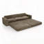 Corduroy Modular Sectional Sofa,Unfold into a bed