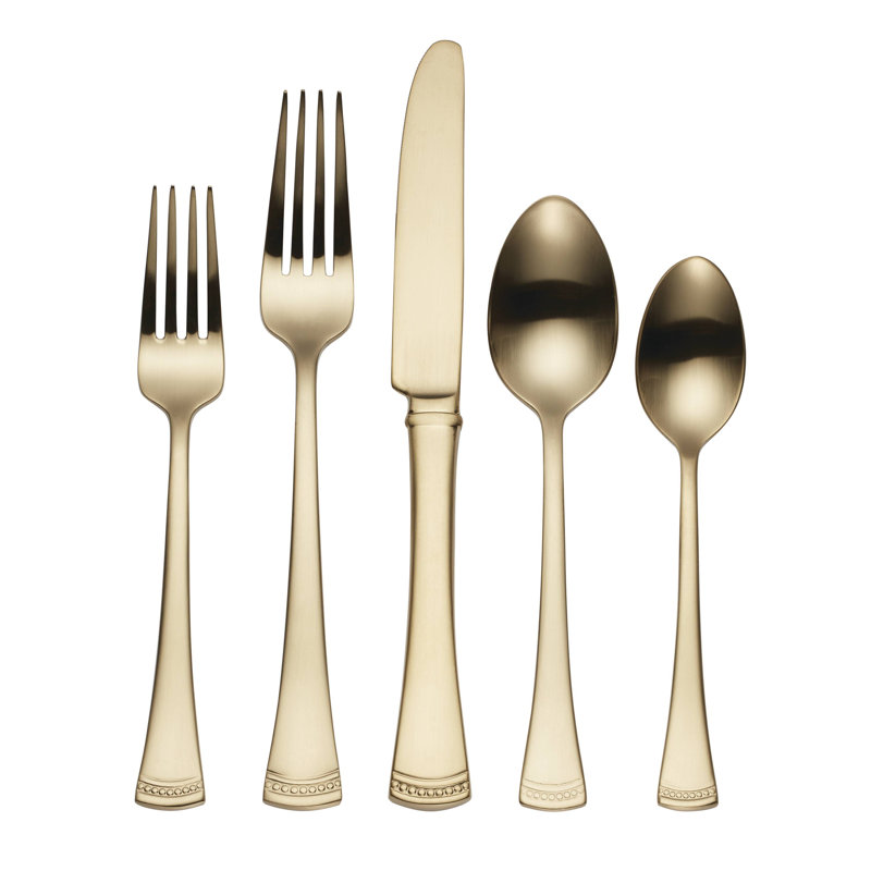 Lenox Portola 20-Piece Flatware Set, Gold