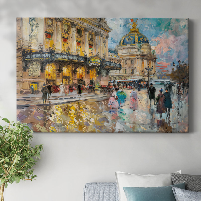 LANDSCAPE XCV III - Toile tendue avec châssis de qualité supérieure - Prêt à être accroché, H 12 po x l 18 po