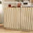 Fluted Mid-Century Modern Sideboard & Buffet Cabinet – Adjustable Shelves, TV Console, Accent Storage for Living Room, Dining Room, Entryway, Natural Wood-1388678144