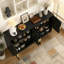 Buffet de rangement multifonctionnel de 59,1 po avec tablette réglable et rangement ouvert-1150805849
