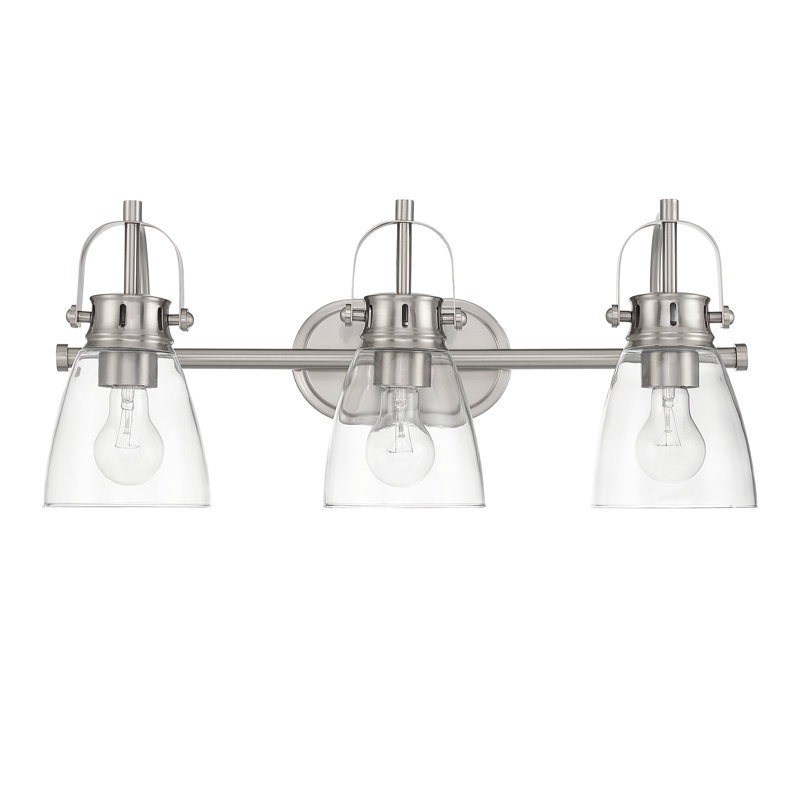 Careul 3 - Light Dimmable Vanity Light, Brushed Nickel