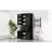 Storage Cabinet With Multi-Functional Storage Space, Doors With Storage Shelves, 2 Drawers, Adjustable Shelf, Black -1960619751