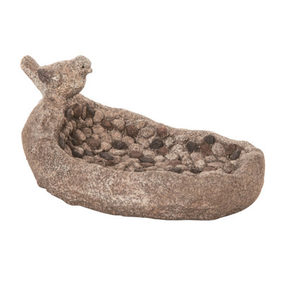 Resin Single Tier Birdbath