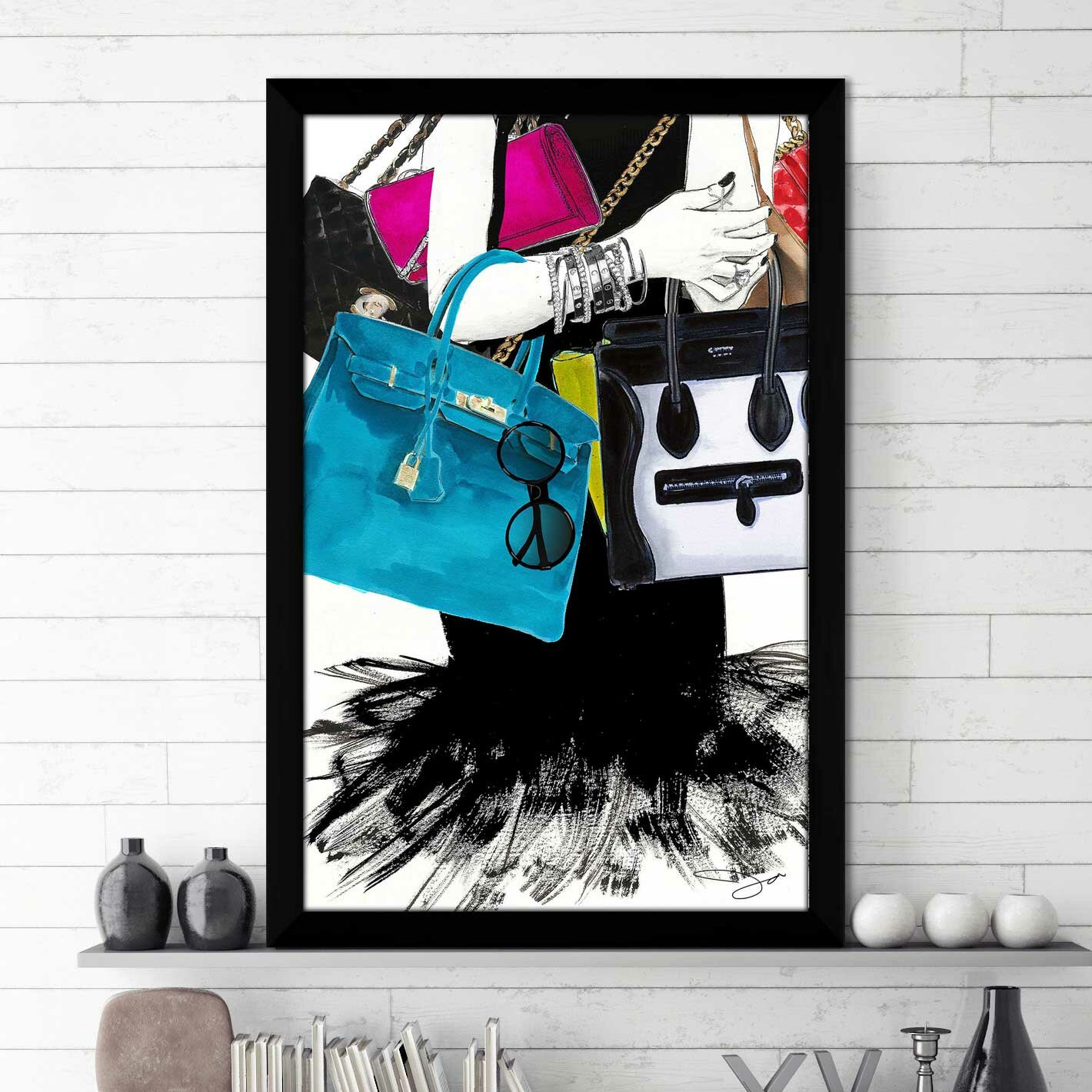 Designer Bag III Wall Art, Canvas Prints, Framed Prints, Wall