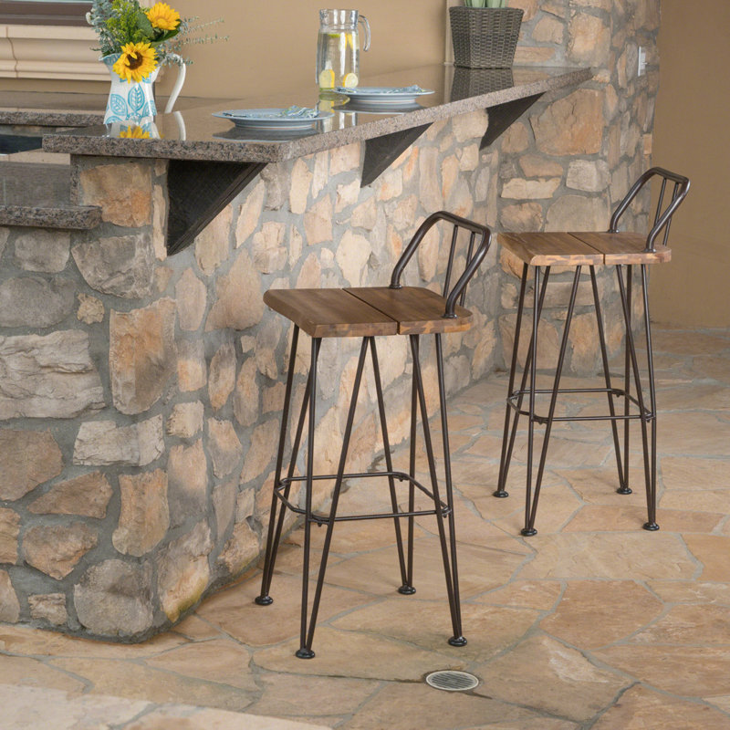 Outdoors Low Back Barstools
