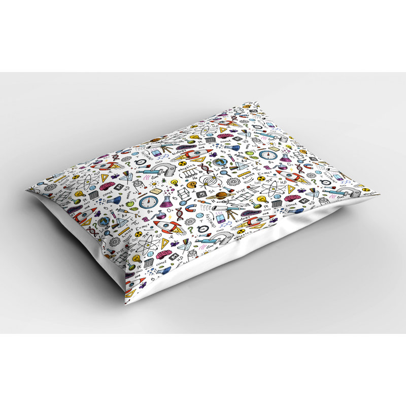 Educational Polyester Sham Set, Queen