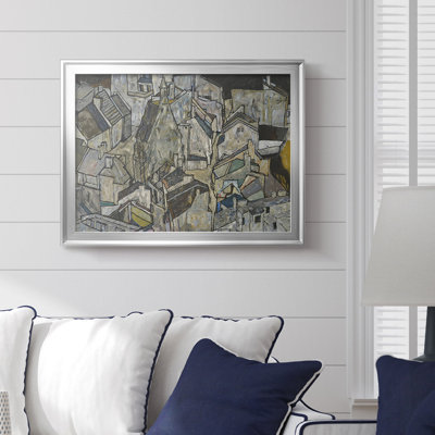 Dead City III (Tote Stadt III)-Egon Schiele-Framed Gallery Wrapped Canvas-1911