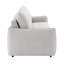 Canapé-lit Andy en chenille beige avec matelas en mousse à mémoire de forme et canapé-lit convertible