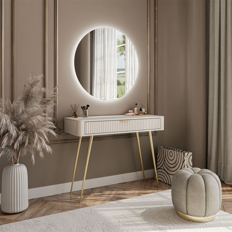 Dressing Table, Beige